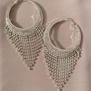 Earrings: Silver